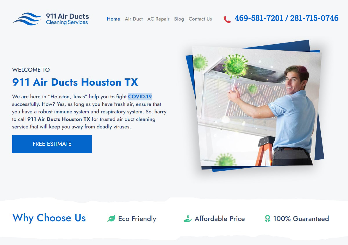 911 Air Ducts Houston TX